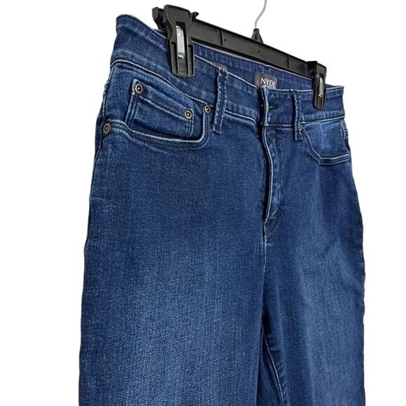 NYDJ Not Your Daughter's Jeans MARILYN ANKLE Dark Wash Stretch Jeans Flowers 10 - Picture 10 of 16